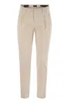 Peserico Men's Cotton Trousers With Darts