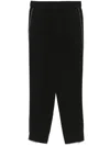 Peserico Crepe Trousers In Black