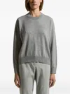 Peserico Crew-neck Sweater In Gray