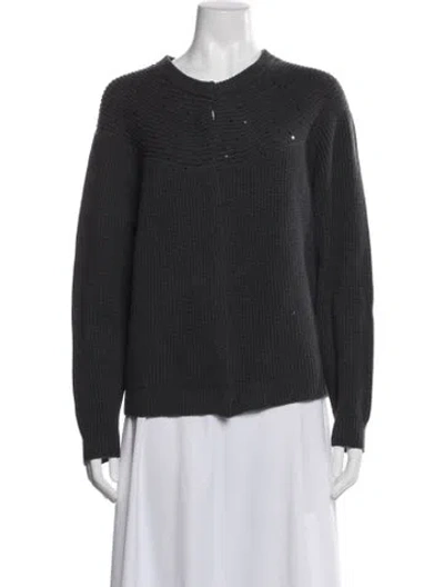 Pre-owned Peserico Crew Neck Sweater In Gray