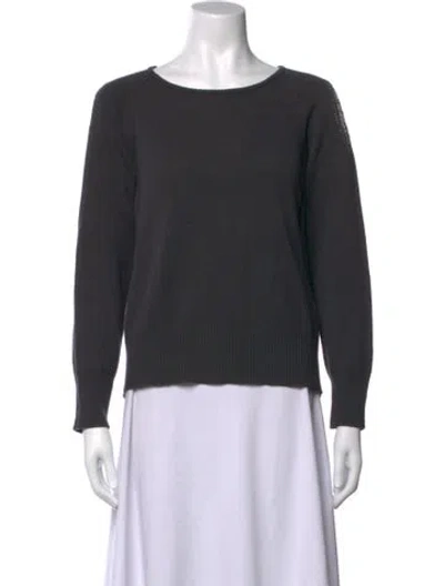 Pre-owned Peserico Crew Neck Sweater In Grey