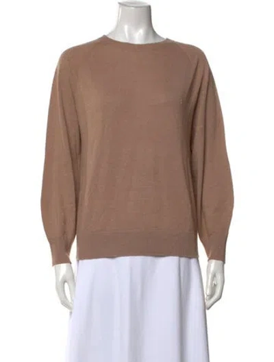 Pre-owned Peserico Crew Neck Sweater In Neutrals