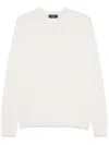 Peserico Crew-neck Sweater In Neutrals