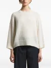 Peserico Crew-neck Sweater In White