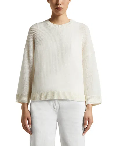 Peserico Crewneck Sweater In Cappuccino