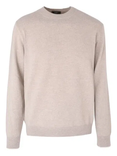 Peserico Crewneck Sweater In Neutral