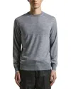 Peserico Crewneck Wool Sweater In Gray
