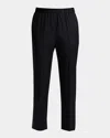 Peserico Stretch Wool Flannel Trousers In Space Blue