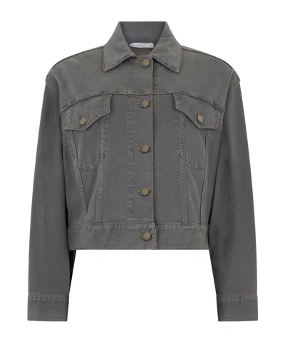 PESERICO PESERICO CROPPED DENIM JACKET