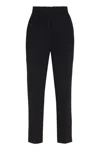Peserico Cropped Pants In Blue