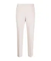 Peserico Cropped Slim Fit Pants In White