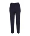 Peserico Cropped Tailored Trousers In Black