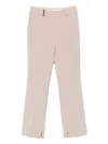 Peserico Klassische Cropped-hose In Gray