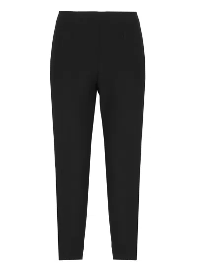 Peserico Cropped Trousers In Black