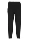 Peserico Double Trousers In Black