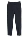 Peserico Cropped Trousers In Blue