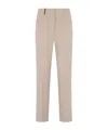 Peserico Straight-leg Trousers In Gray