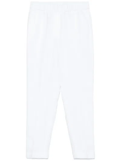 Peserico Cropped Trousers In White