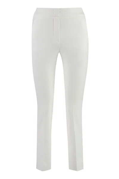 Peserico Cropped Trousers In White