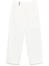 Peserico Cropped White Pants