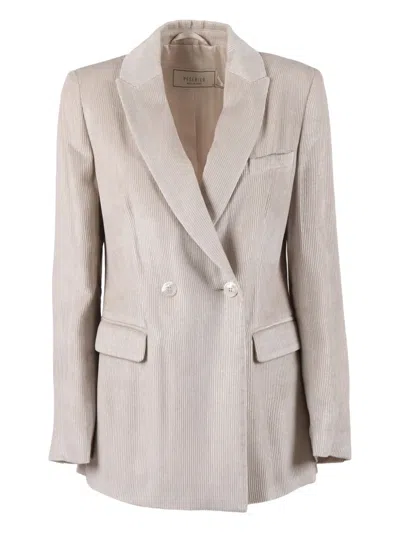 PESERICO CRYSTAL-EMBELLISHED CORDUROY JACKET