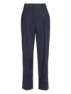 Peserico Cuffed Tailored Trousers In Blue