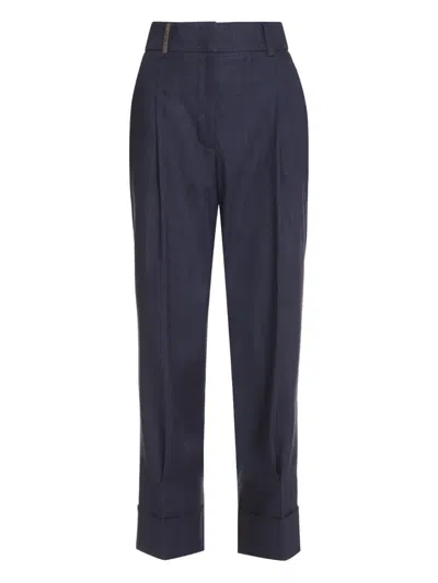 PESERICO CUFFED TAILORED TROUSERS