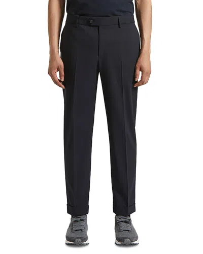 Peserico Curtain Style Trousers In Black