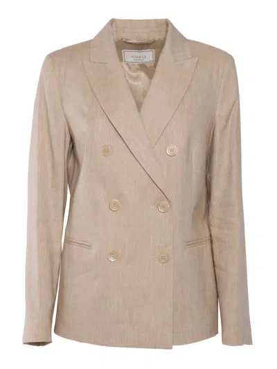 PESERICO DOUBLE-BREASTED TAILORED JACKET WITH BUTTONS