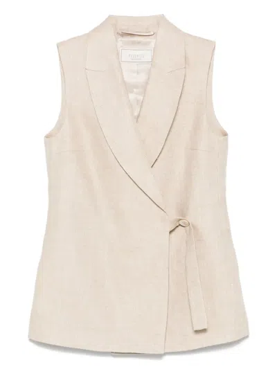 PESERICO DOUBLE-BREASTED WAISTCOAT