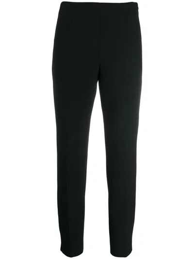 Peserico Double Trousers In Black