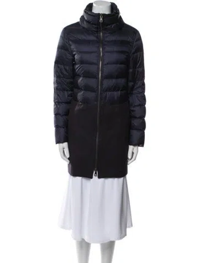 Pre-owned Peserico Down Coat In Blue