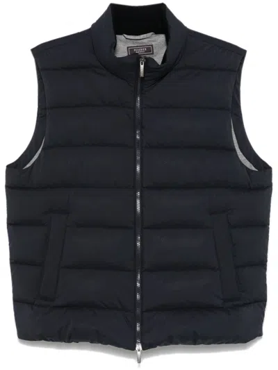 Peserico Down Gilet In Blue