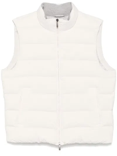 Peserico Down Gilet In 白色