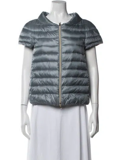 Pre-owned Peserico Down Jacket In Blue