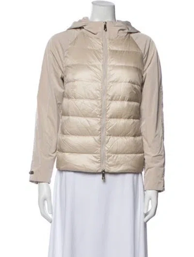 Pre-owned Peserico Down Jacket In Neutral