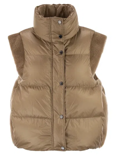 PESERICO DOWN VEST WITH WING SLEEVES