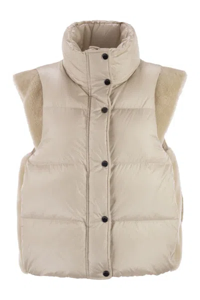 PESERICO PESERICO DOWN VEST WITH WING SLEEVES
