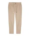 Peserico Elasticated-waistband Trousers In Neutral