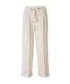 Peserico Drawstring Casual Pants In Nude