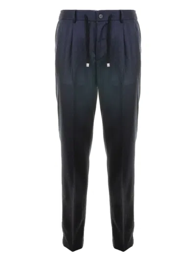 PESERICO DRAWSTRING FLANELLA TROUSERS