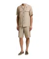 Peserico Drawstring Shorts In Brown