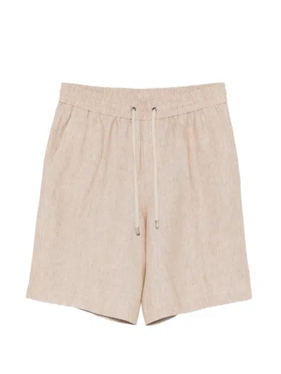 Peserico Drawstring Shorts In Neutral