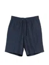 Peserico Drawstring Tailored Shorts In Blue