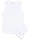 Peserico Drawstring Tank Top In White