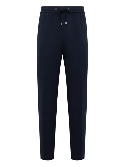 Peserico Drawstring Track Pants In Blue