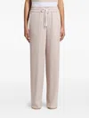 Peserico Drawstring Track Pants In Pink