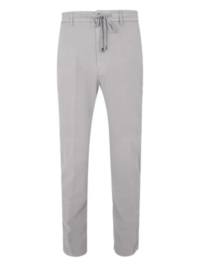 Peserico Drawstring Trousers In Gray