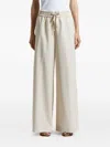 Peserico Drawstring Trousers In Neutral
