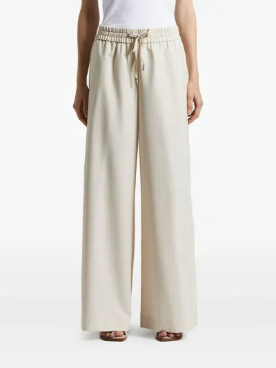 Peserico Drawstring Trousers In Neutral
